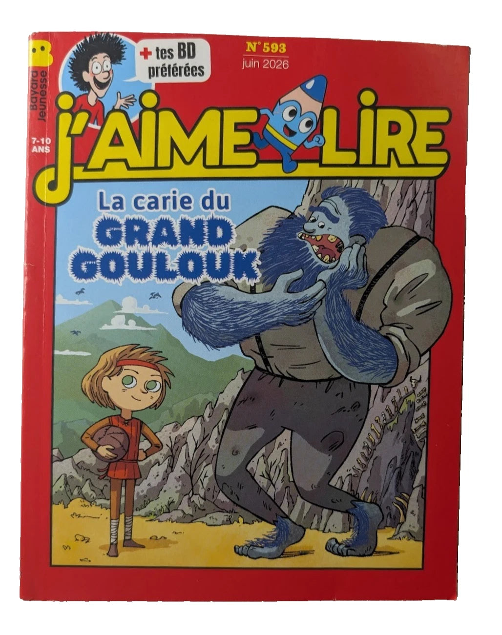 J'Aime Lire No 593 PB French Edition Kids Story Book Ages 7–10 Reading Magazine