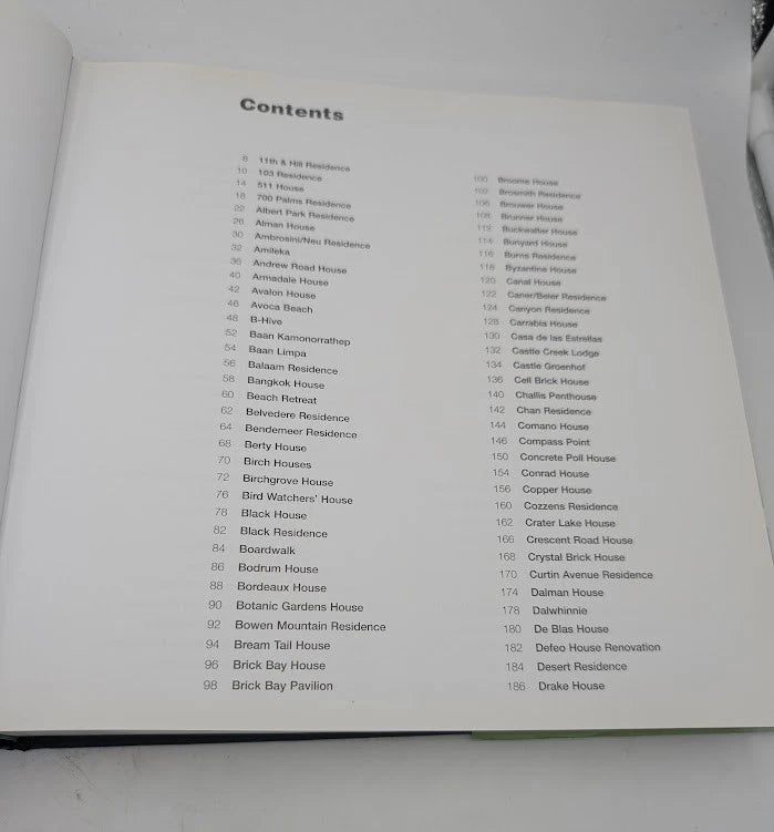 200 Houses by Mark Cleary (Hardcover 2011) Residential Architecture, Photography