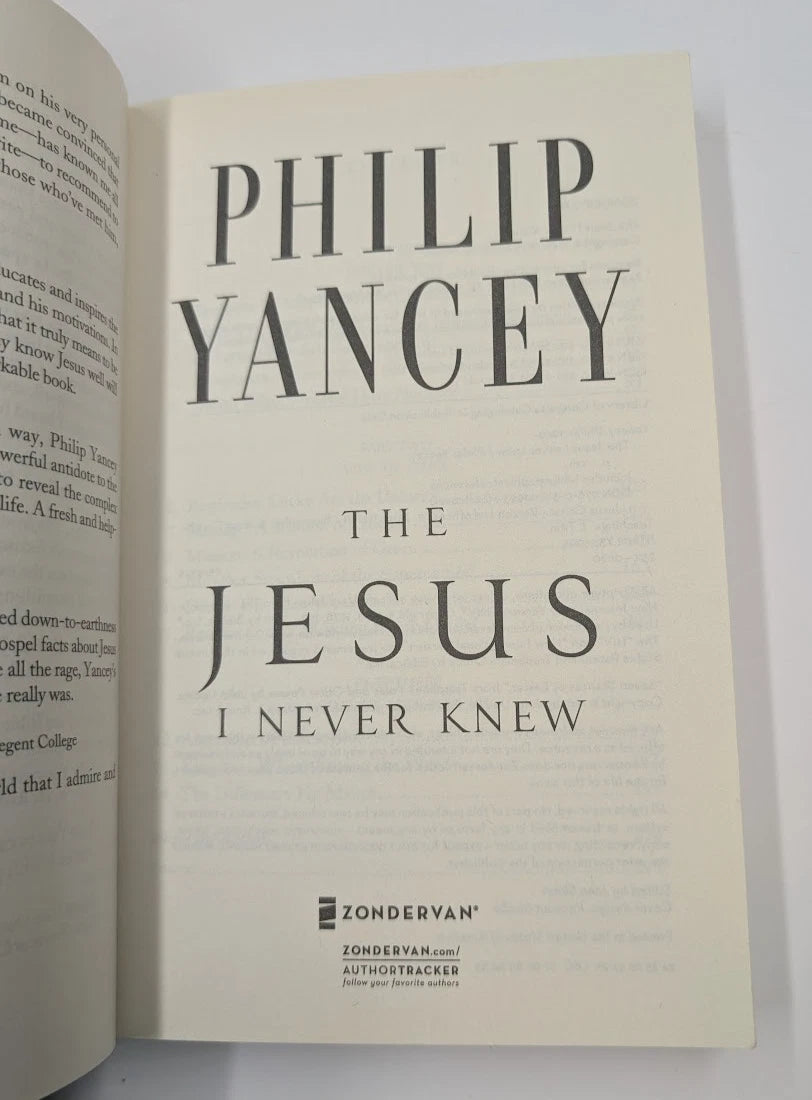 The Jesus I Never Knew by Philip Yancey – actual pre-owned copy, photo 5 of 7