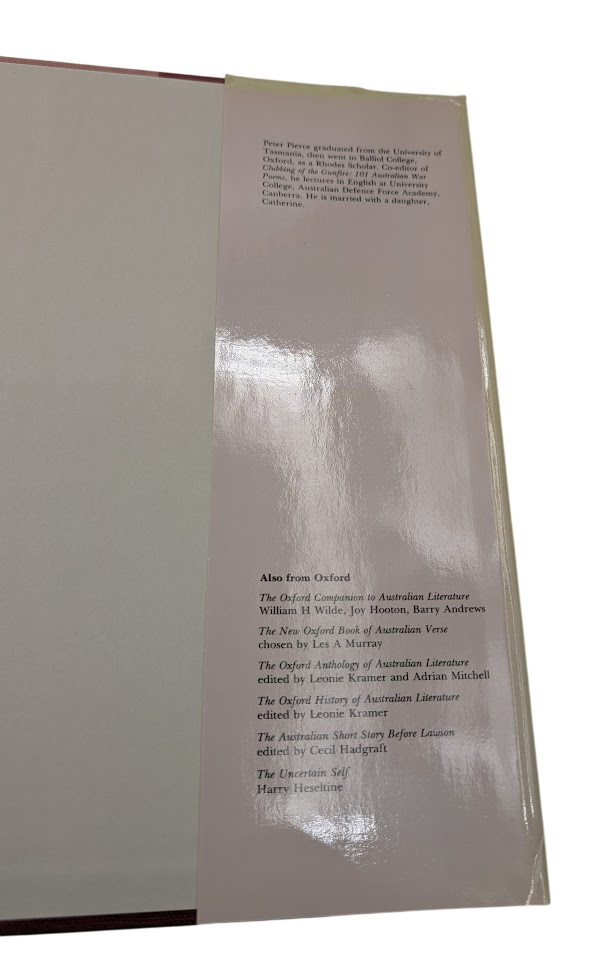 The Oxford Literary Guide to Australia by Peter Pierce, Rosemary Hunter - book detail 4
