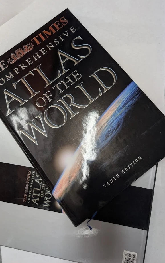 Times Comprehensive Atlas of the World HC 2000 Millennium Edition Maps Geography