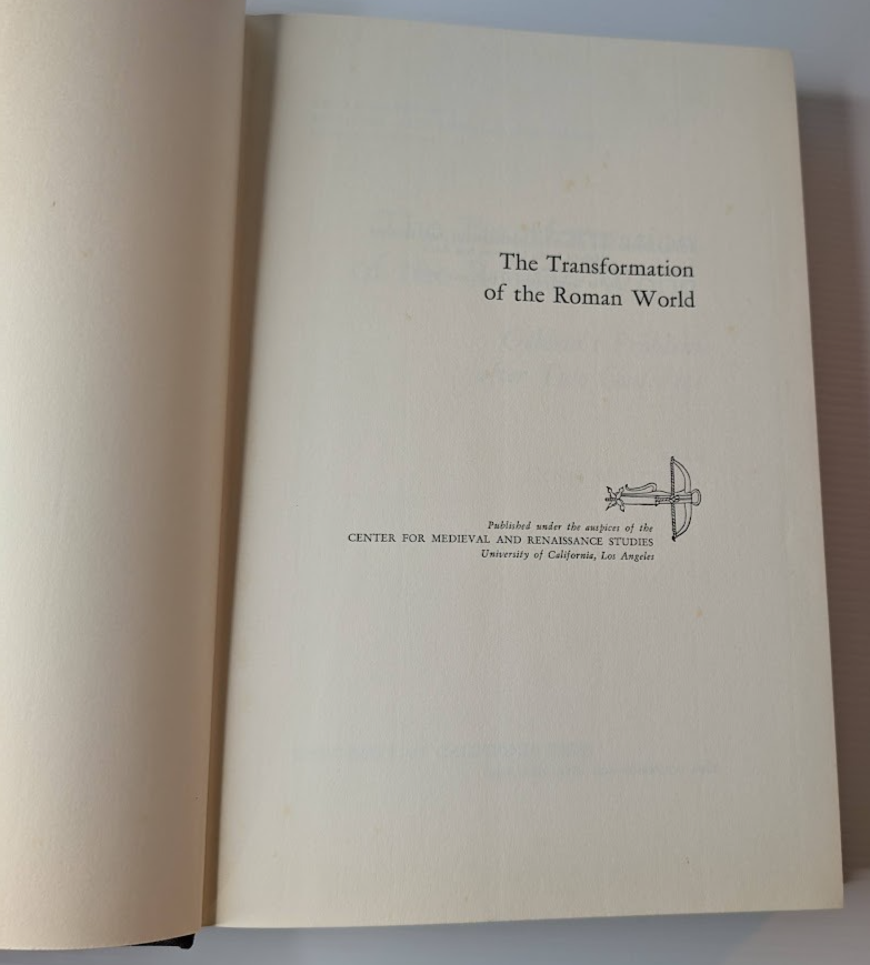 Transformation of the Roman World by Lynn White - book detail 5