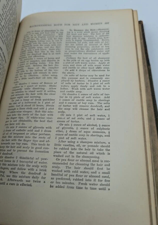 Household Discoveries Mrs Curtis Cook Book Encyclopaedia Practical HC 1914 Home photo 6