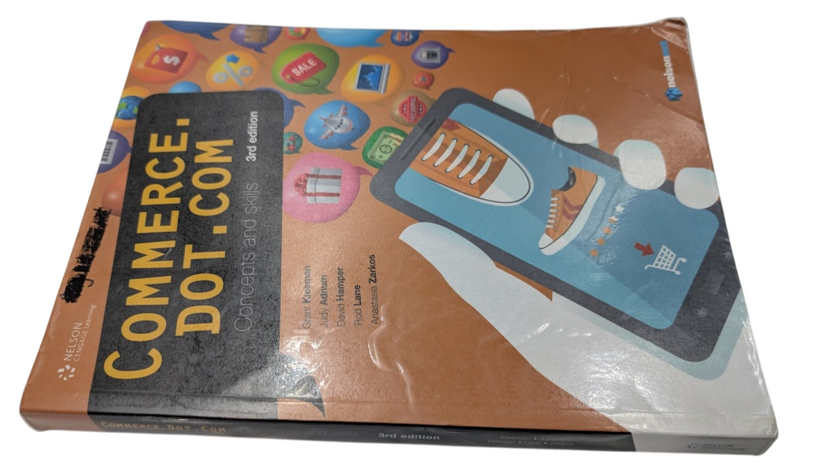 Commerce.dot.com Concepts and Skills 3rd Edition Homework Book 3rd Edition - book detail 3