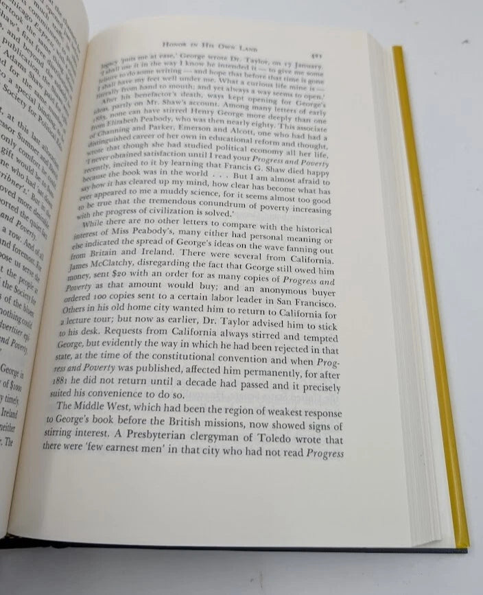 Henry George Charles Albro Barker Hardcover 1991 Biography Economics Reform 9780911312850 photo 5
