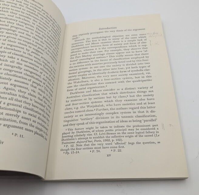Primitive Classification by Émile Durkheim, Marcel Mauss, History - book detail 8
