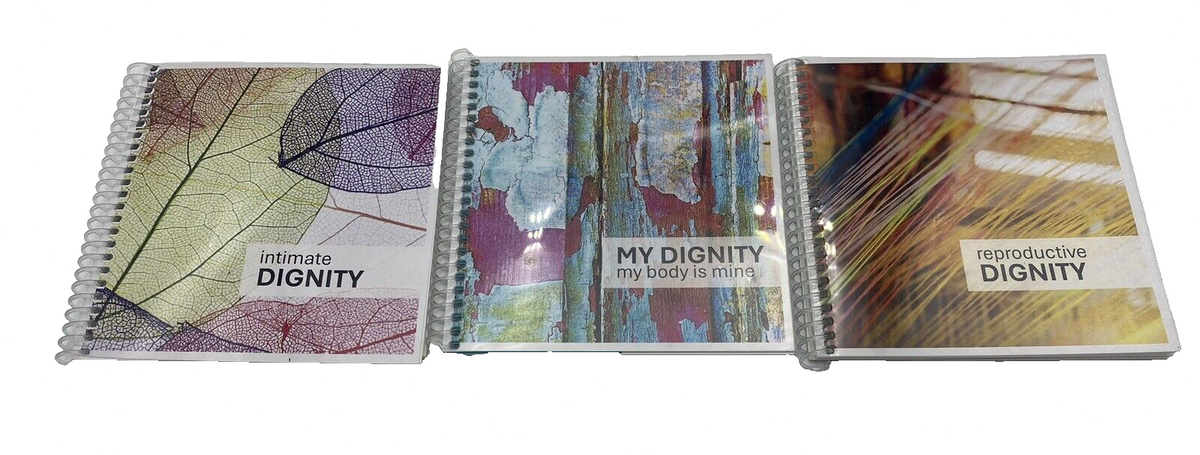 My Dignity Set: All three books spiral bound - post trauma recovery and more - front cover