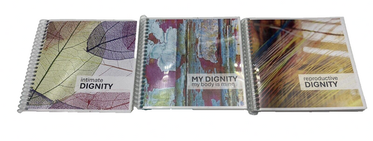My Dignity Set: All three books spiral bound - post trauma recovery and more - front cover