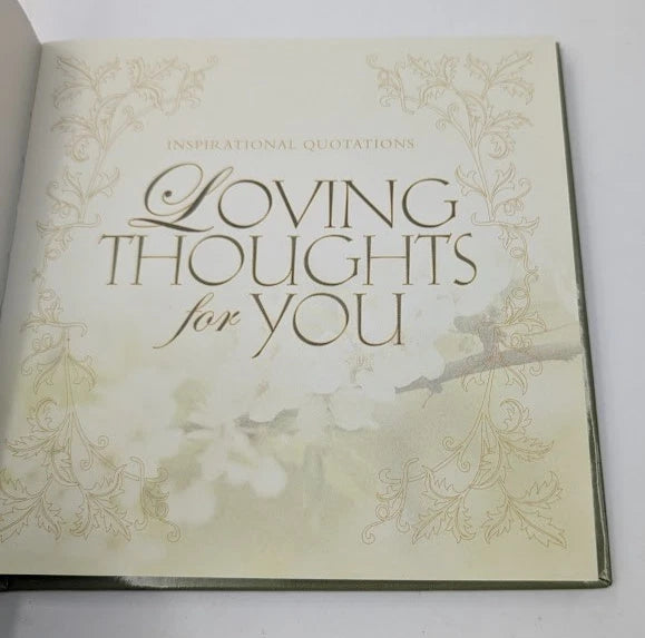 Loving Thoughts of You Alicat Gift Book Inspiration Quotes Hardcover