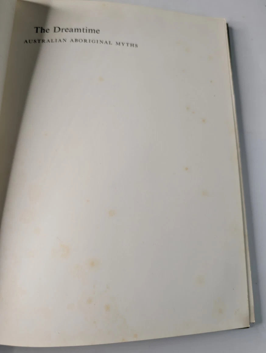 The Dreamtime: Australian Aboriginal Myths in Paintings, 1965 hardcover, copy photograph 7