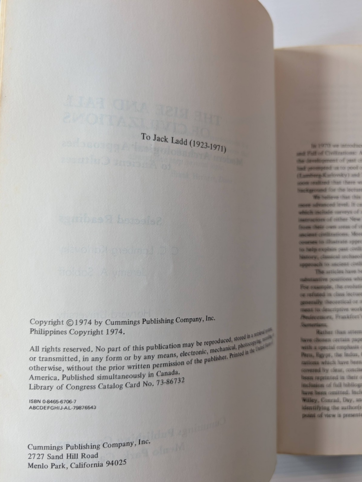 Rise and Fall of Civilizations : Modern Archaeological Approaches to Ancient Cultures by Jeremy A. Sabloff, C. C. Lamberg-Karlovsky - book detail 7
