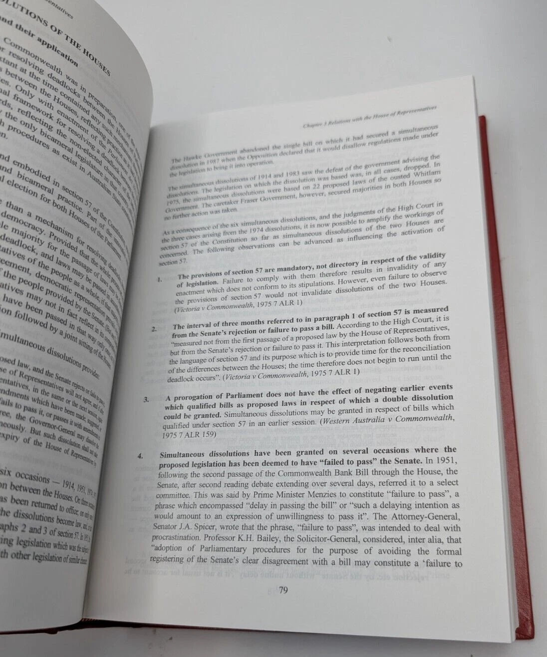 Odgers' Australian Senate Practice 9th Edition Harry Evans HC 1997 Politics Law Picture 6 of 7