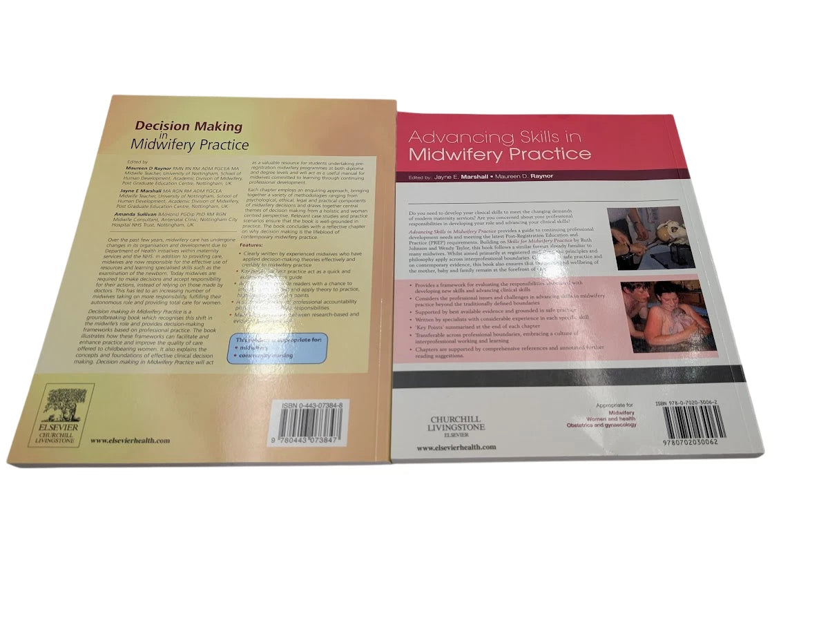 Midwifery 2-in-1  Book Set (Decision Making in Midwifery Practice + Advancing Skills)