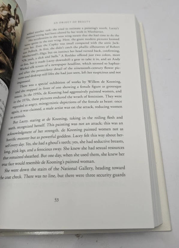 An Object of Beauty, 2010 hardcover, copy photograph 6