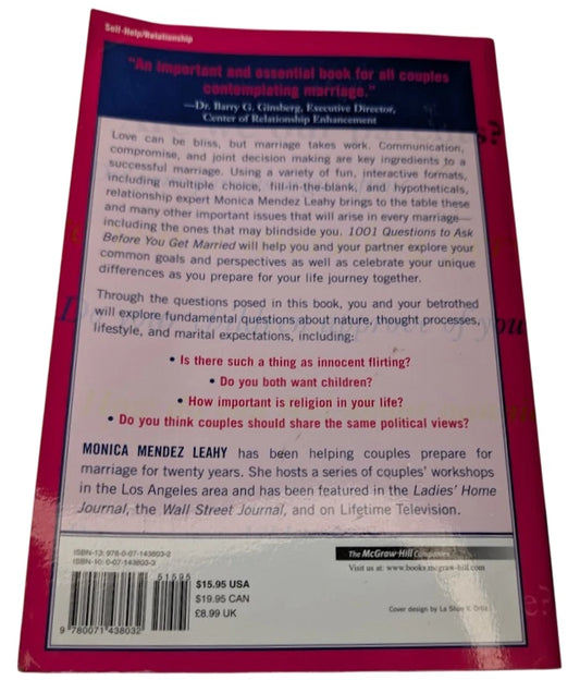 1001 Questions to ask Before Marriage