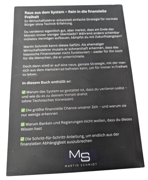 GERMAN Edn: Raus aus dem System, rein in die finanzielle Freiheit by Martin Schmidt - book detail 2