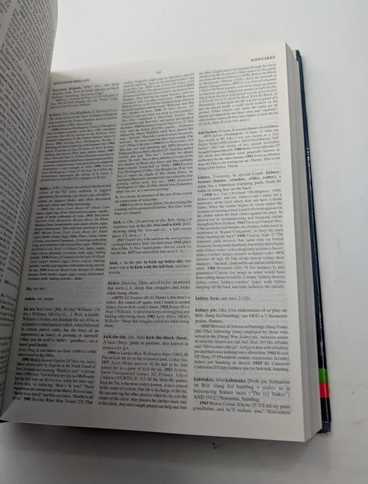 The Dictionary of New Zealand English: A Dictionary of New Zealandisms Huge HC