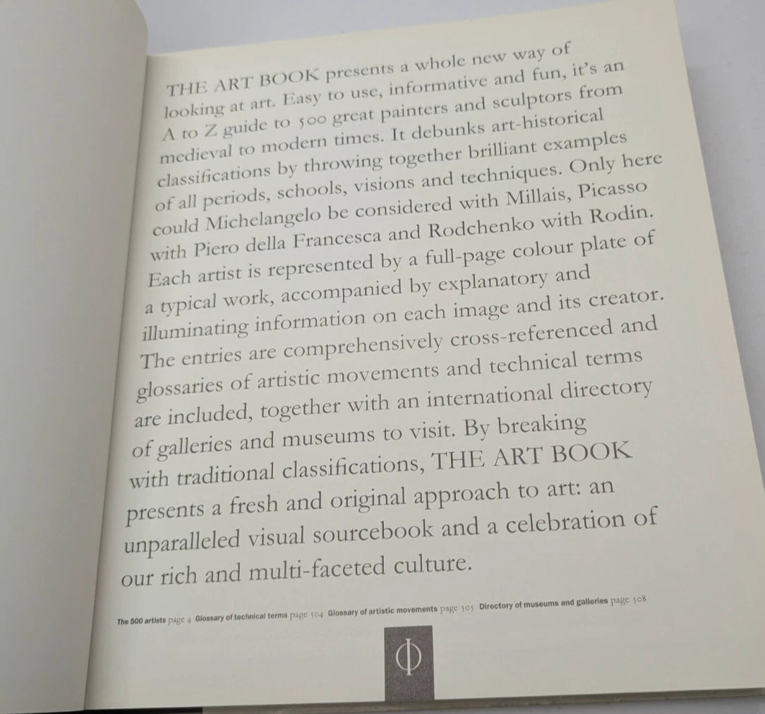 The Art Book by Phaidon - Art History Visual Reference Guide