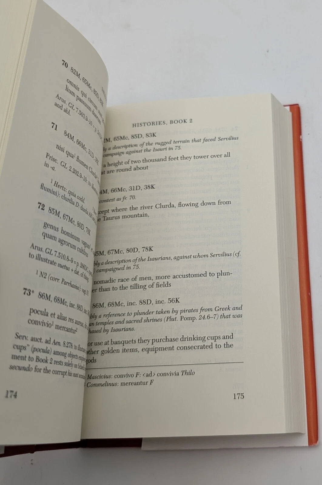 Fragments of the Histories Letters to Caesar by Sallust  LOEB Edition