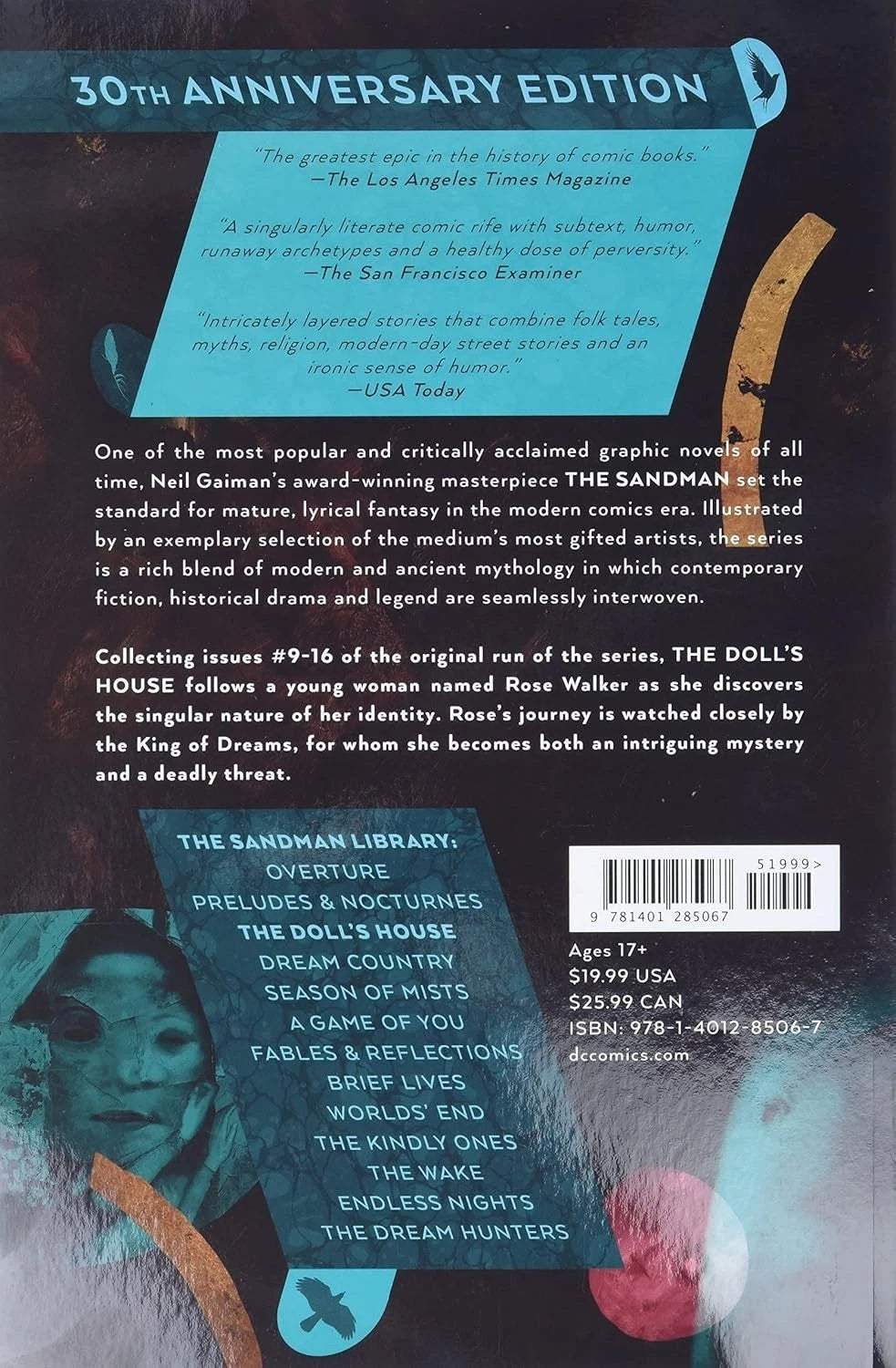 The Sandman Vol.2 The Doll’s House Graphic Novel by Neil Gaiman