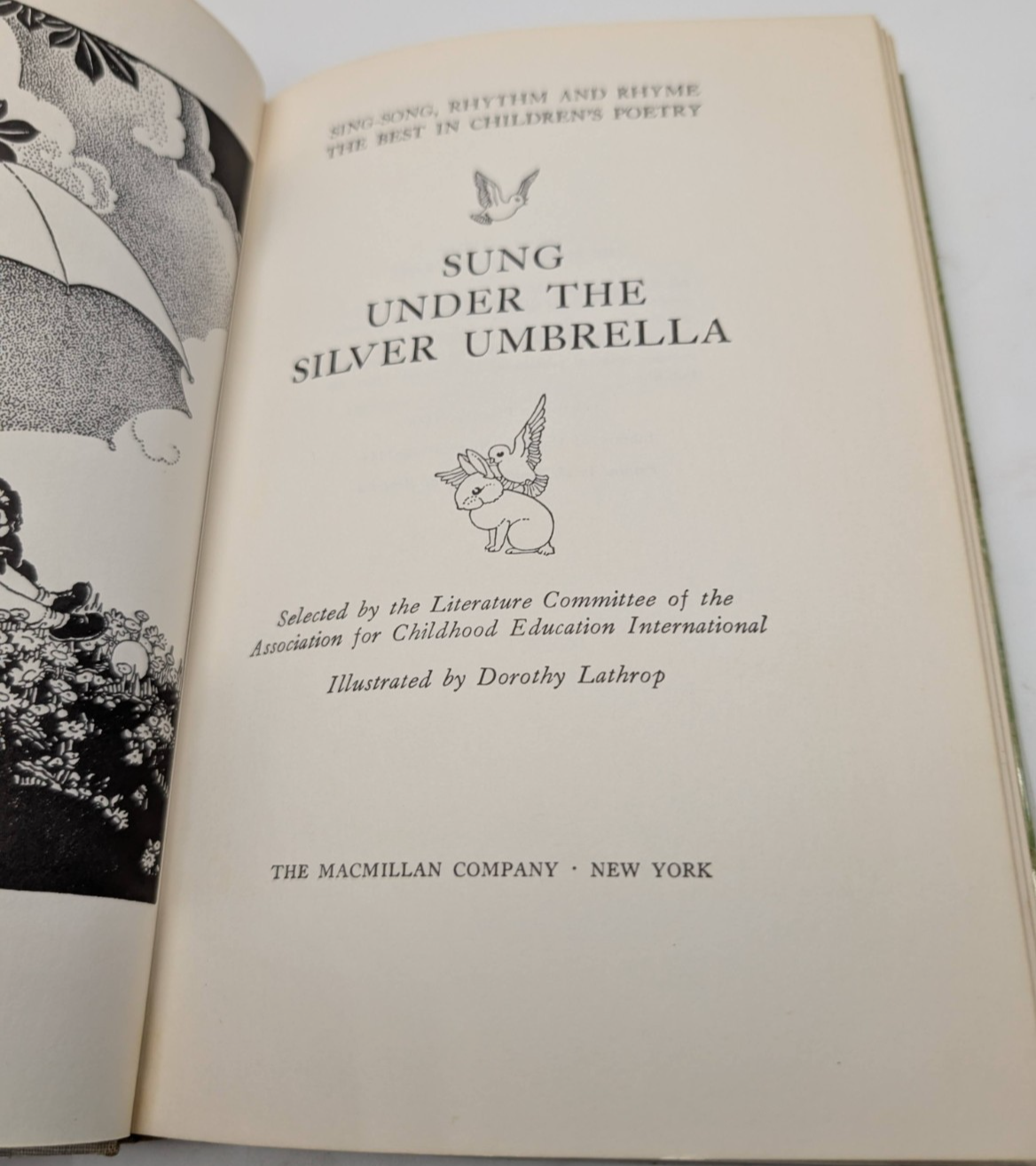 Sung Under the Silver Umbrella by Dorothy Lathrop - book detail 10