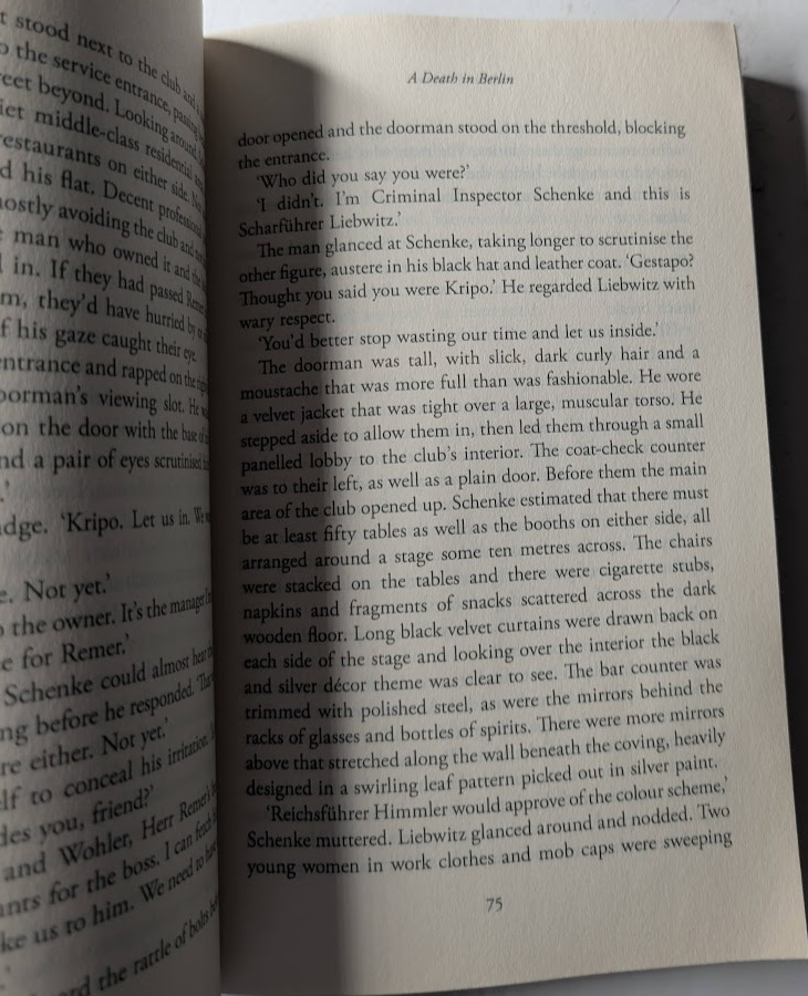 A Death in Berlin by Simon Scarrow - book detail 5
