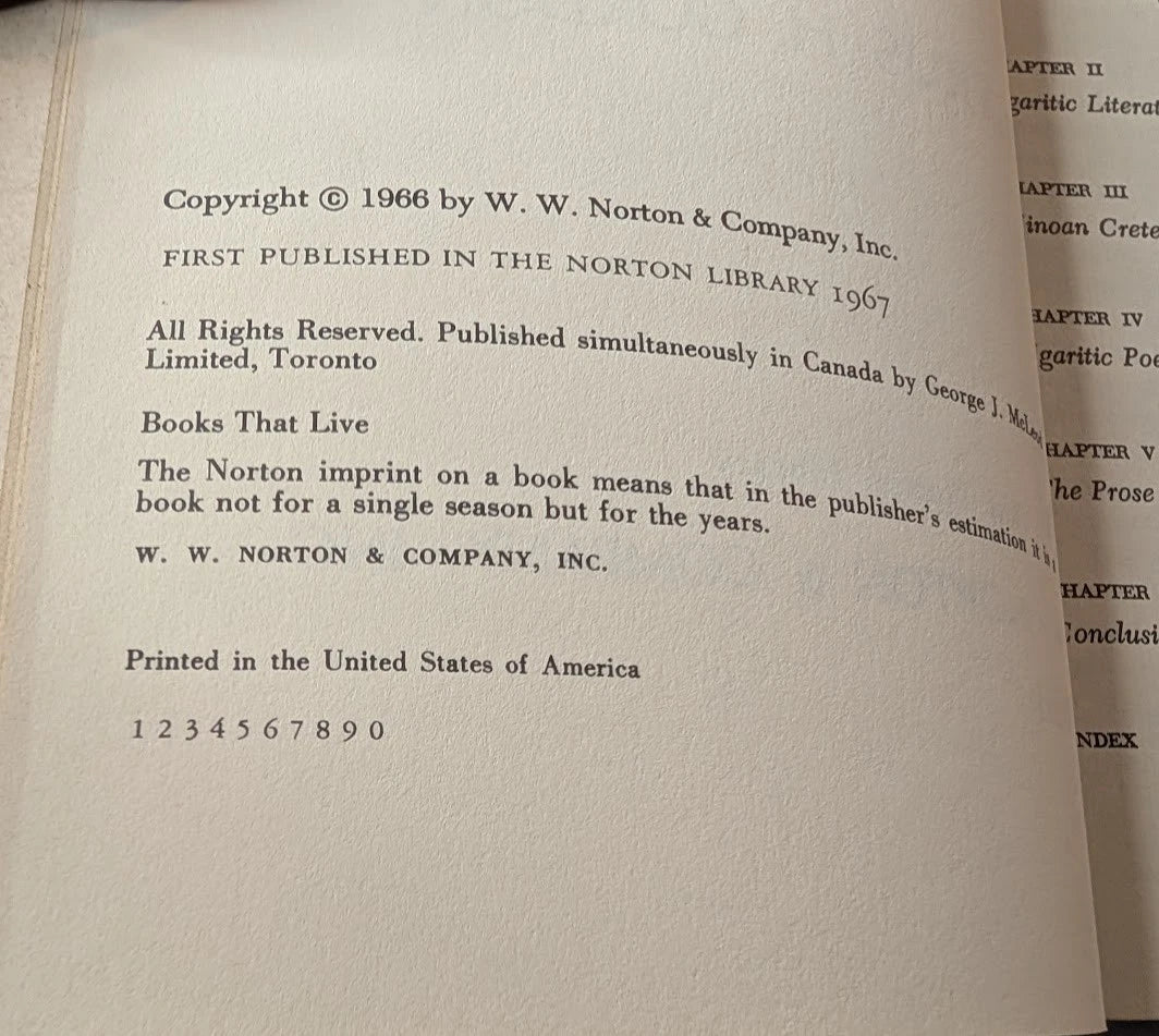 Ugarit and Minoan Crete, actual book photo 6