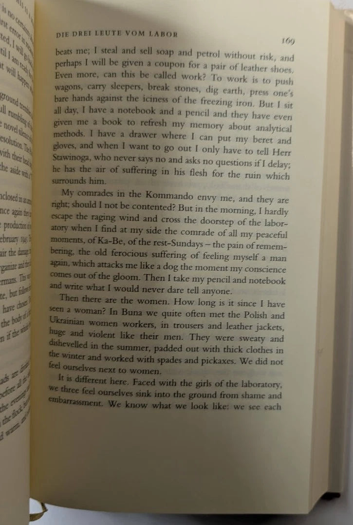 If This Is a Man / The Truce, actual copy, photograph 8