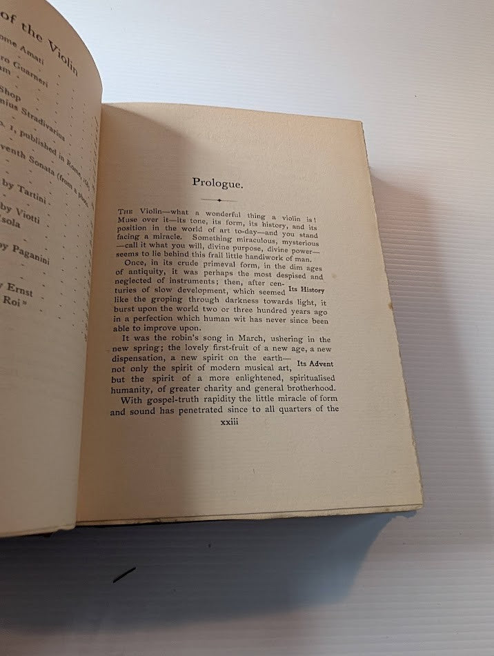 The Story of the Violin by Paul Stoeving | SIGNED Hardcover (1904) - book detail 13