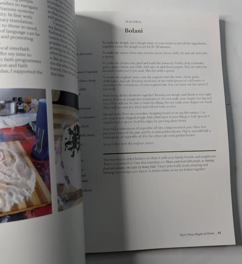 Peacemeal Nourishing Hope - Culinary Stories, Peacebuilding Conflict
