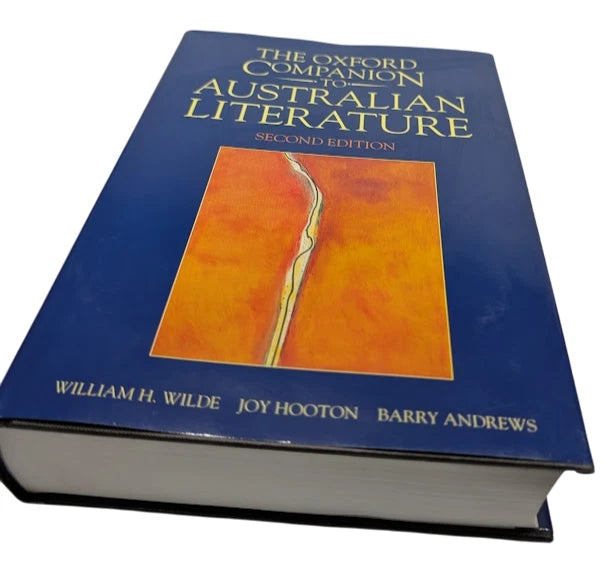 The Oxford Companion to Australian Literature, 1995 hardcover, copy photograph 3