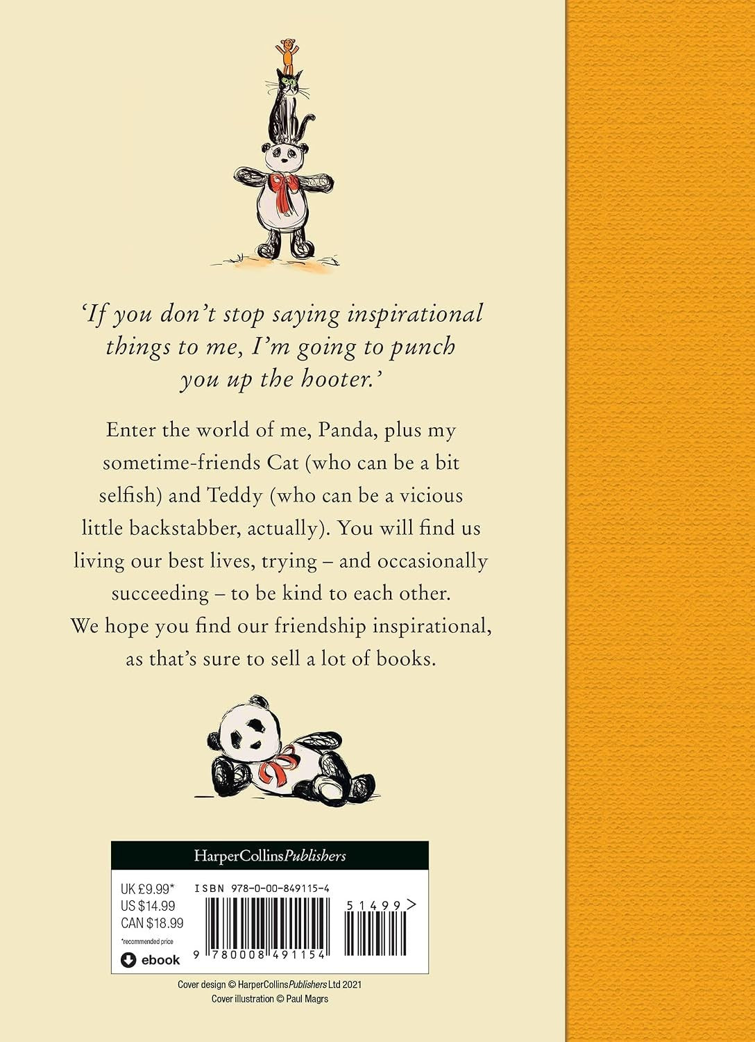 Panda, the Cat and the Dreadful Teddy by Paul Magrs - book detail 2