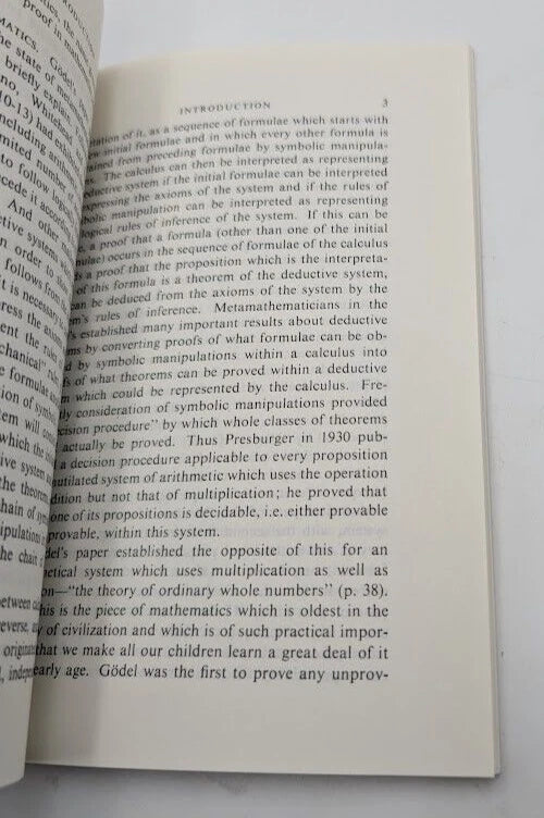 On Formally Undecidable Propositions, copy photograph 5