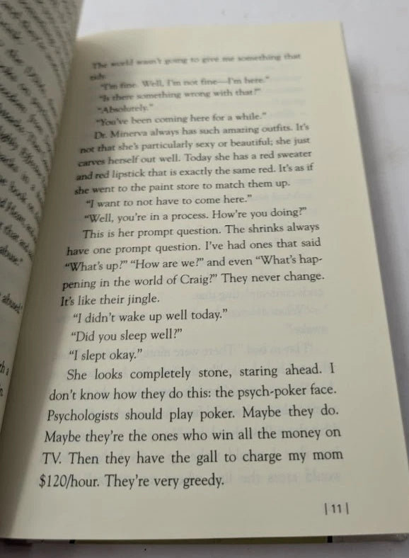 Its Kind of a Funny Story Ned Vizzini 2007 LB YA Mental Health Teen Fiction 9781417818181 Picture 6 of 6