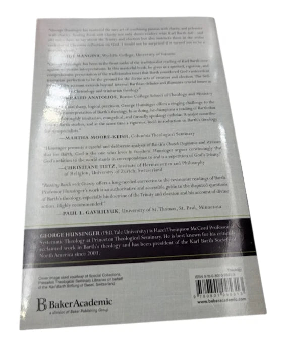 Reading Barth with Charity: A Hermeneutical Proposal actual copy photo 2