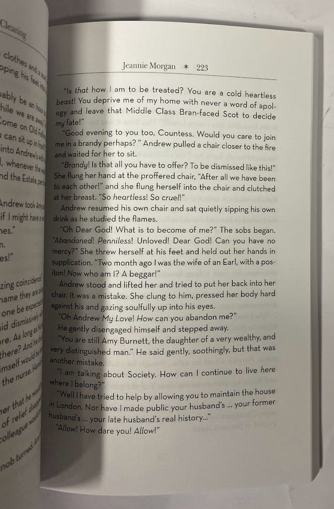 The Clearing by Jeannie Morgan - book detail 4