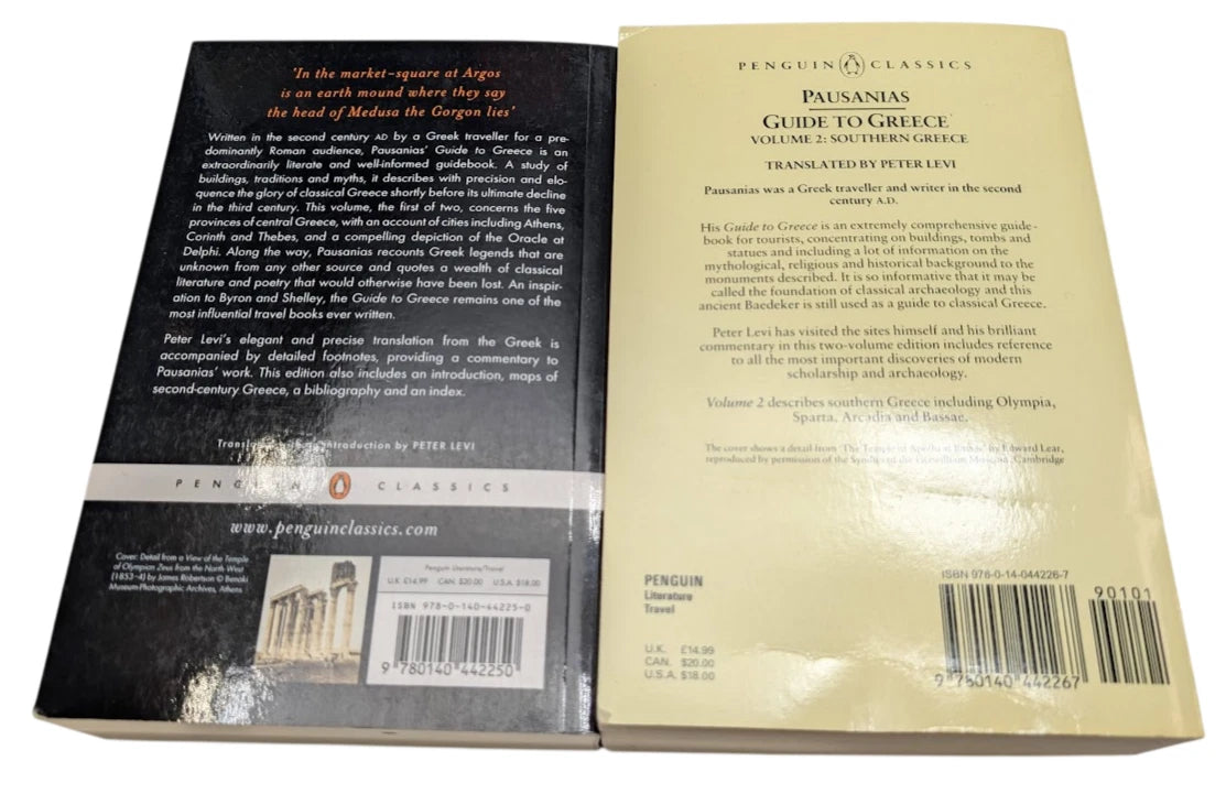 Pausanius (Guide to Greece Vol. 1: Central Greece + Vol 2: Southern Greece)