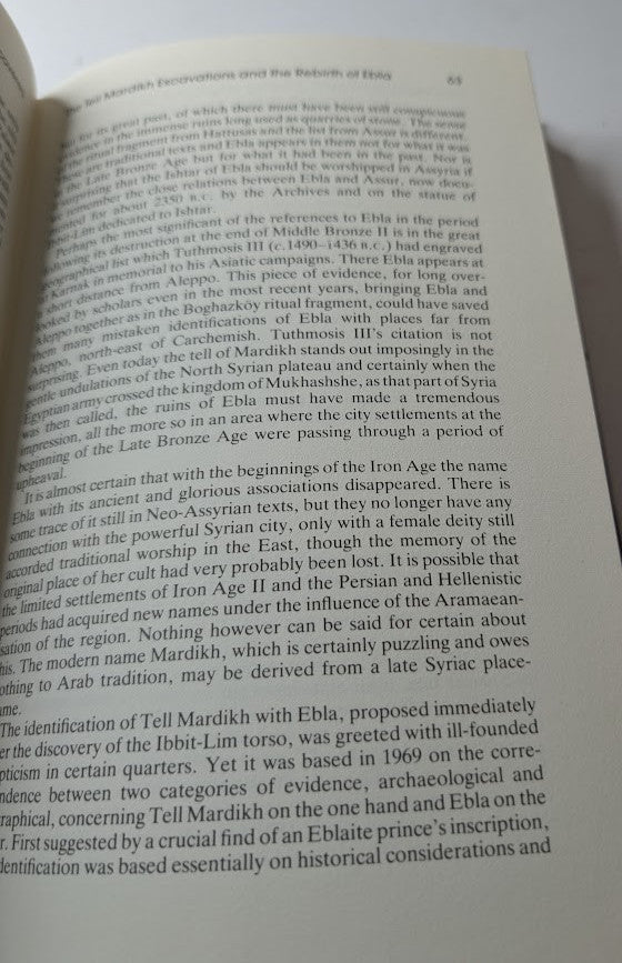 Ebla: An Empire Rediscovered by Paolo Matthiae – actual copy photo 6 of 7