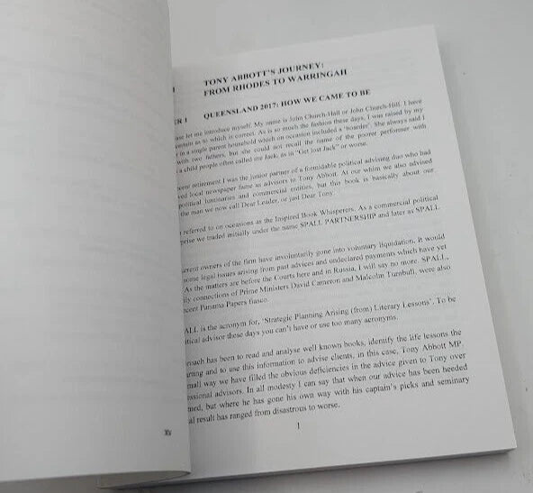 Dear Tony Abbott by Jeremy Winterbottom & John Church-Hall