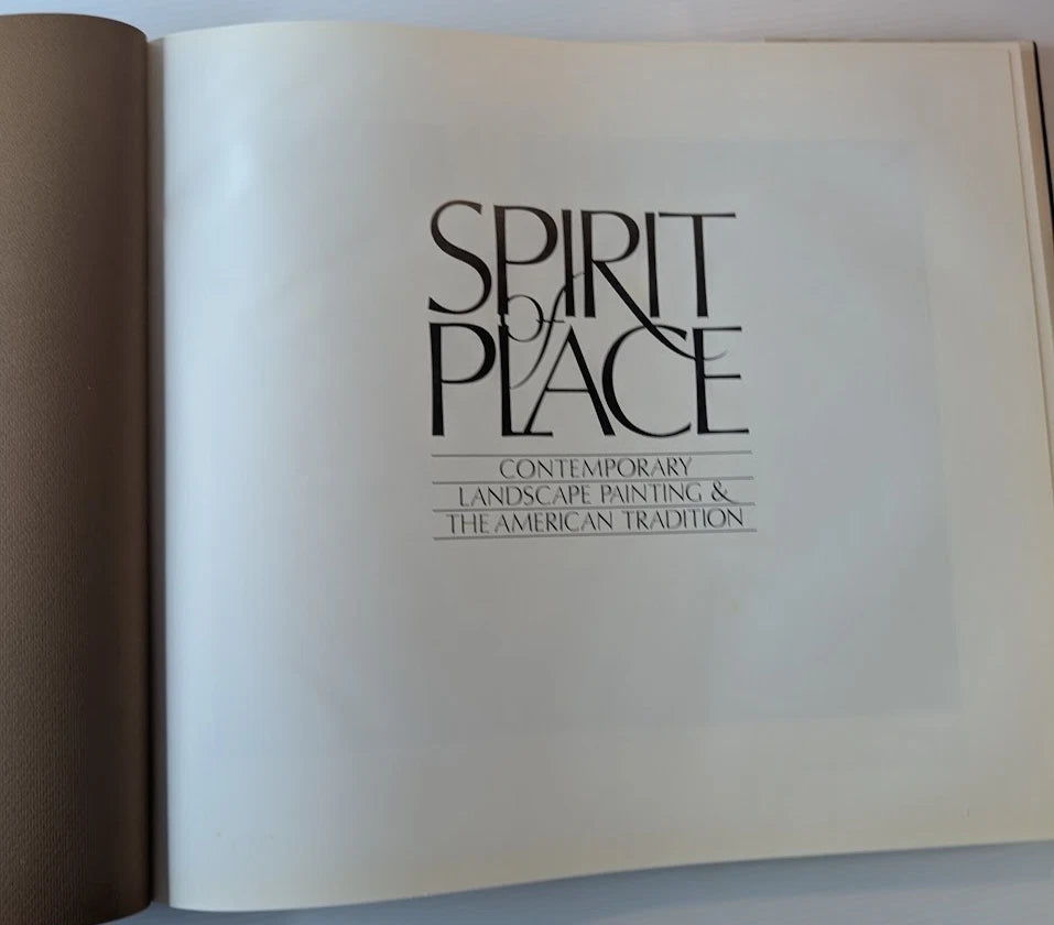 Spirit of Place: Contemporary Landscape Painting and the American Tradition - actual copy photograph 4