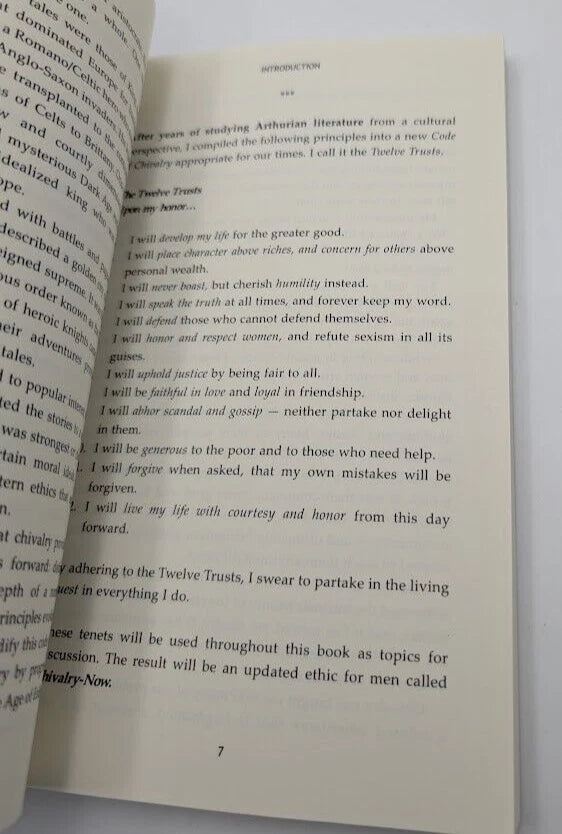 Chivalry-Now: The Code of Male Ethics actual copy photo 5