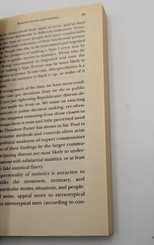 Once Upon a Number, actual Pearl Press paperback copy, photograph 4 of 5
