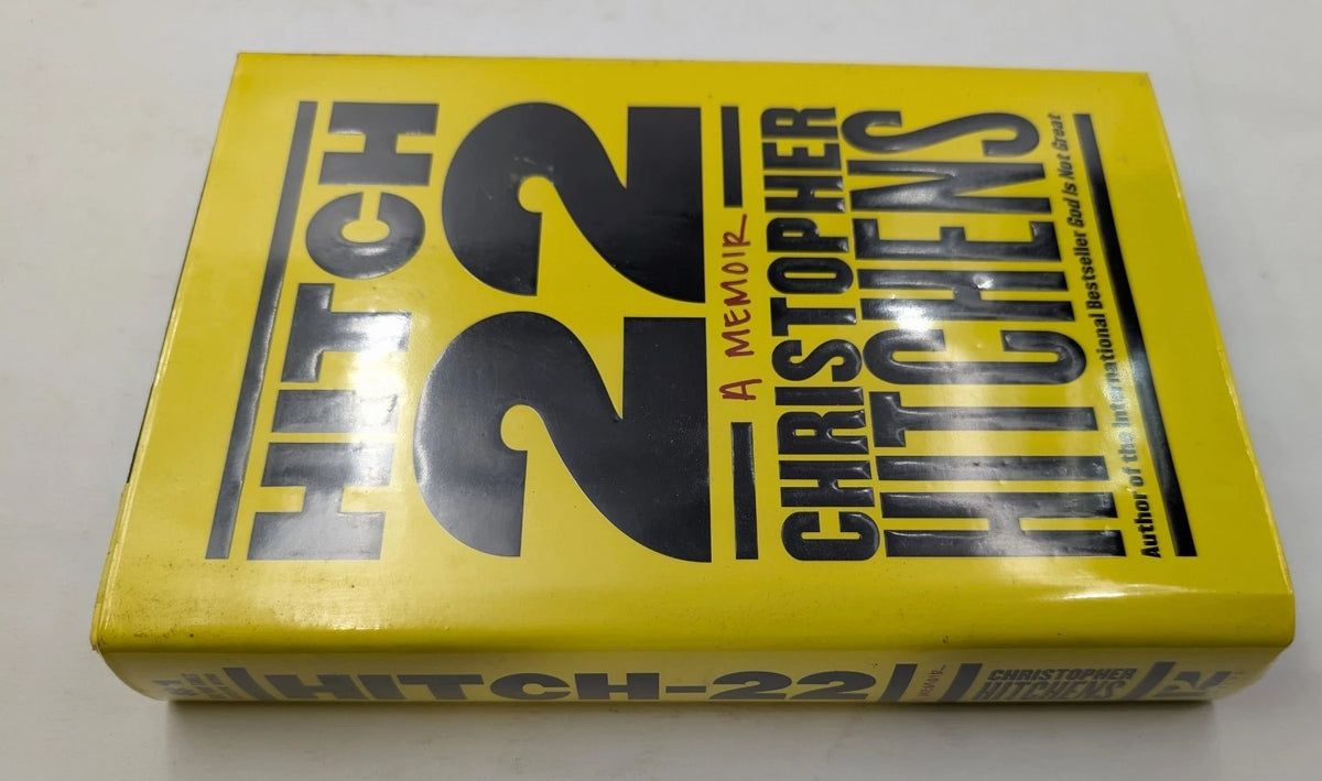 Hitch-22 Christopher Hitchens HC 2010 Memoir Politics Essays Author photo 3