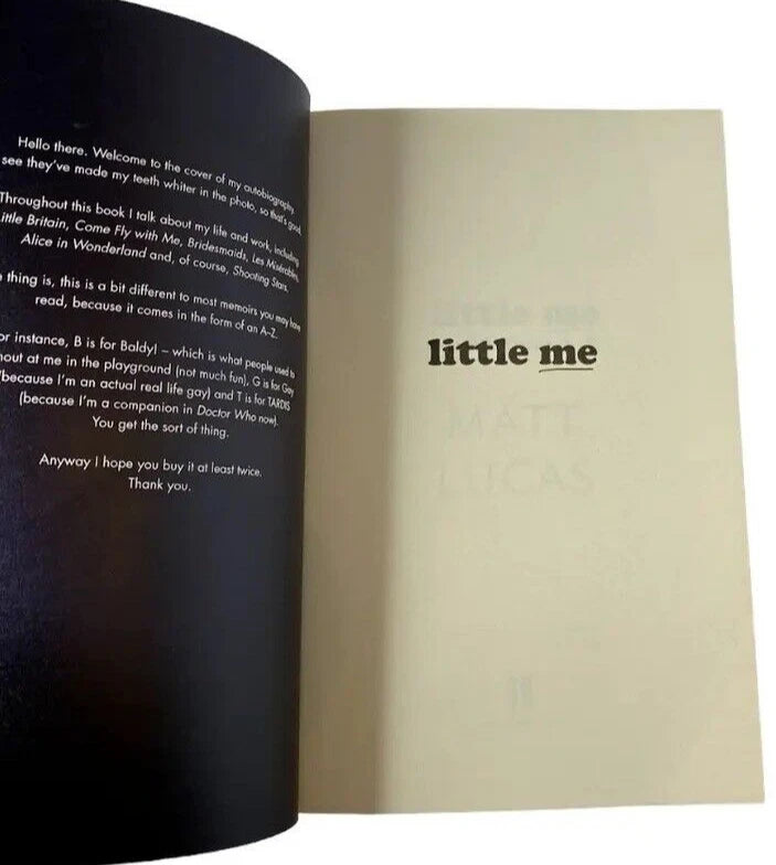 Little Me My life from A-Z by Matt Lucas