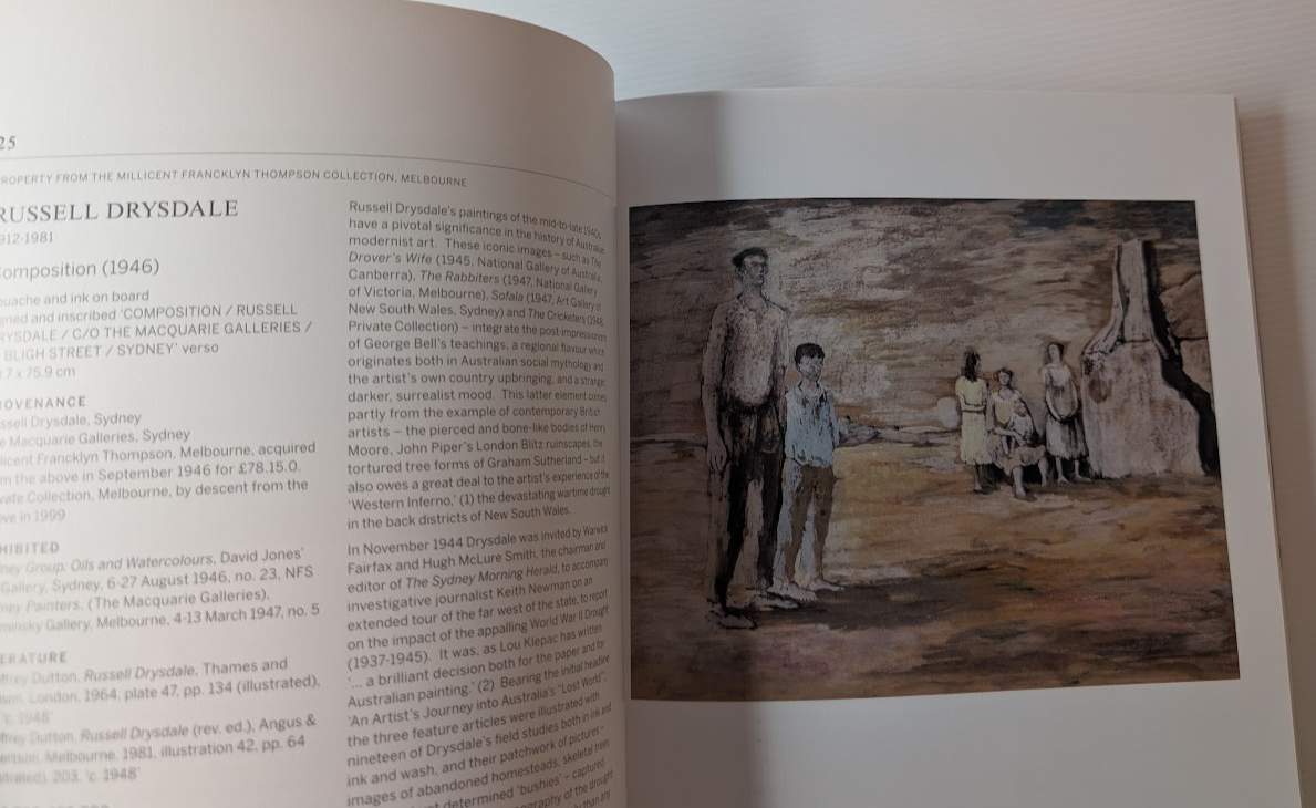 Important Australian & International Art’, 28 April 2026 by Smith & Singer - book detail 4