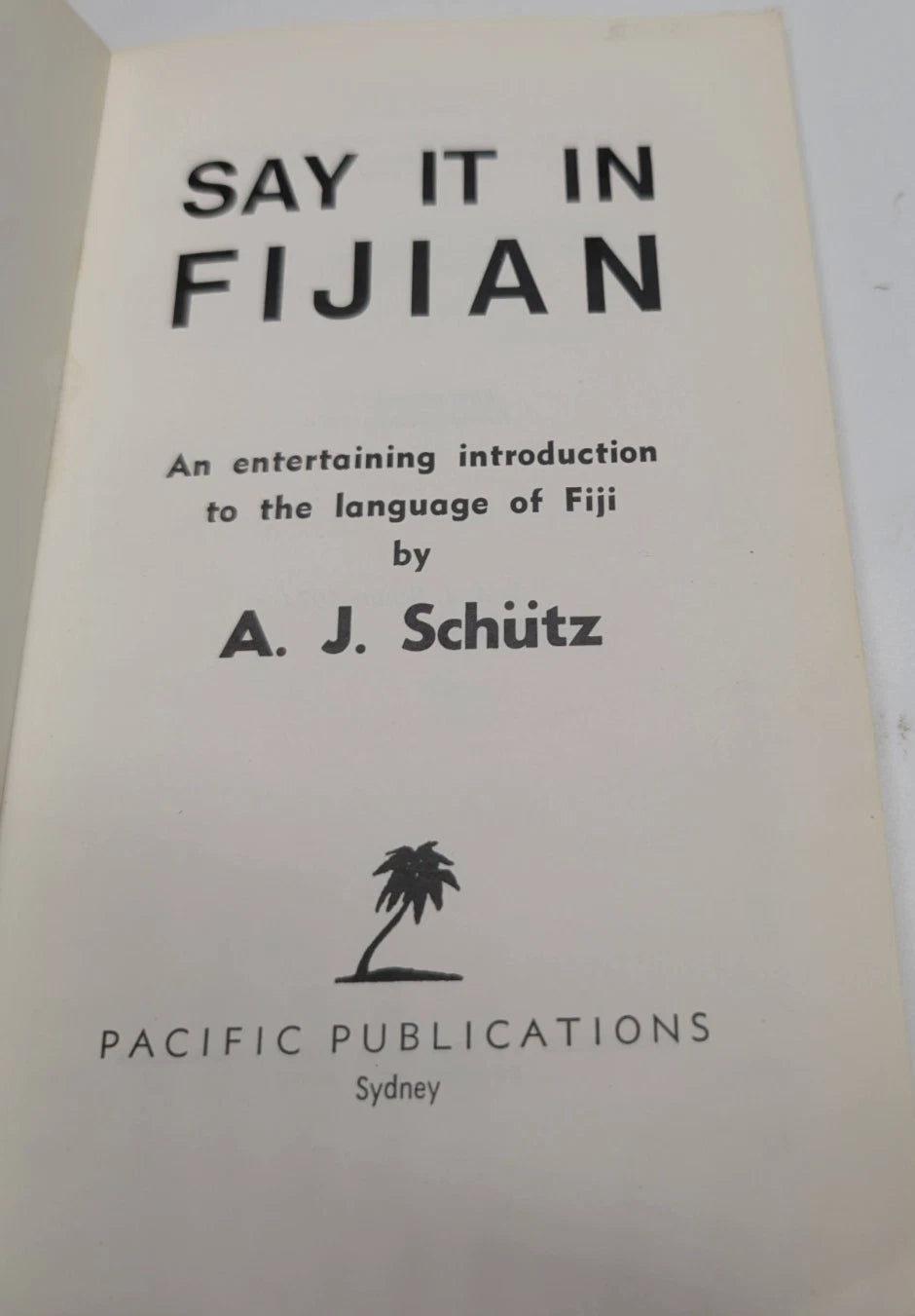 Say It in Fijian, 1972 paperback, copy photograph 6