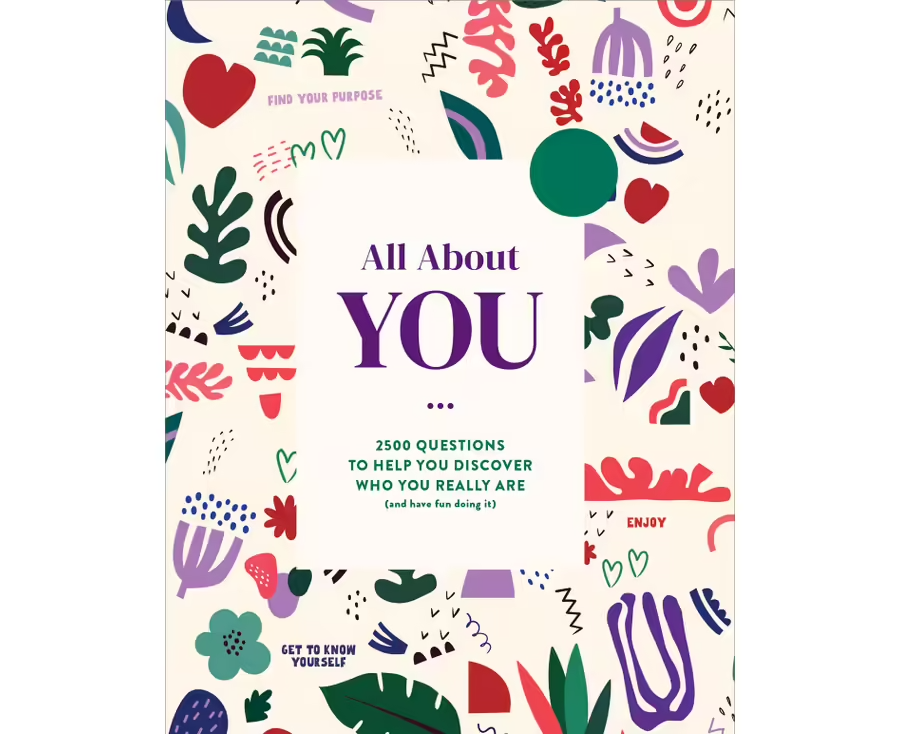 All About You 2500 Questions Discover Who You Really Are - front cover