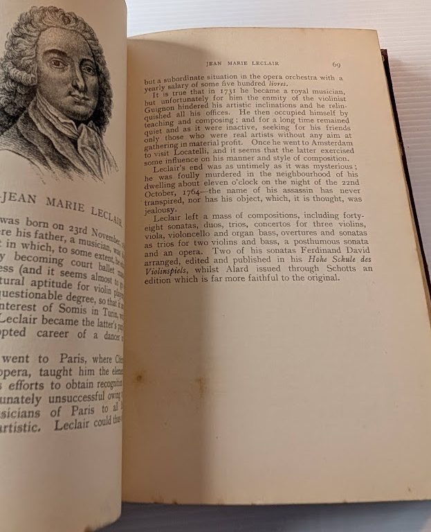 Celebrated Violinists, Past and Present by A. Ehrlich | Third Edition Hardcover (1913) - book detail 5