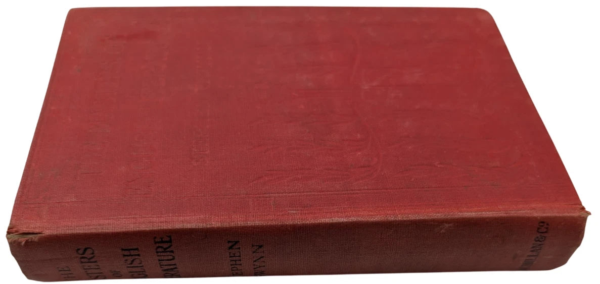 Masters Of English Literature Stephen Lucius Gwynn HC 1931 Literary Criticism photo 2