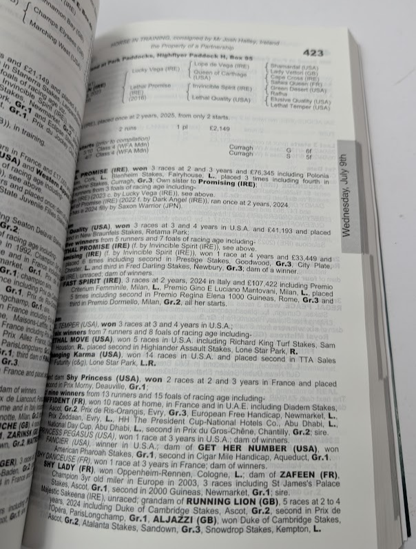 Tattersalls July Sale 2025 Catalogue - book detail 6